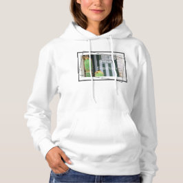 Funky Real Softie Grönt Cactus Hoodie Top T Shirt