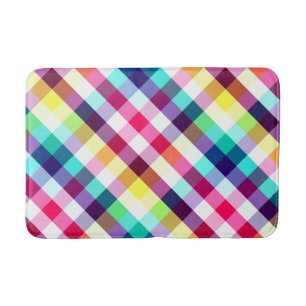 Funky Regnbåge Play Mönster Medium Bath Mat Badrumsmatta