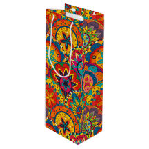 Funky Retro Colorful Mandala Mönster
