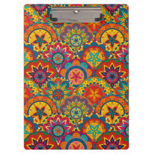 Funky Retro Colorful Mandala Mönster