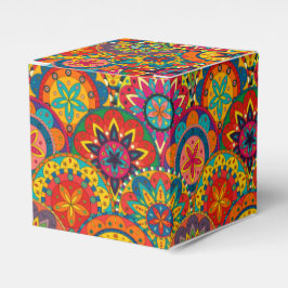 Funky Retro Colorful Mandala Mönster Presentaskar