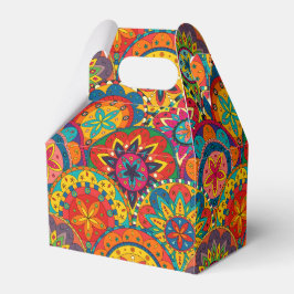 Funky Retro Colorful Mandala Mönster Presentaskar