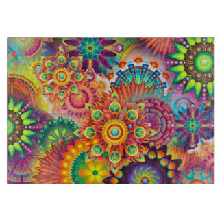 Funky Retro Mönster Abstrakt Bohemian
