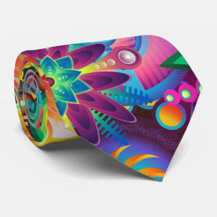 Funky Retro Mönster Abstrakt Bohemian Slips
