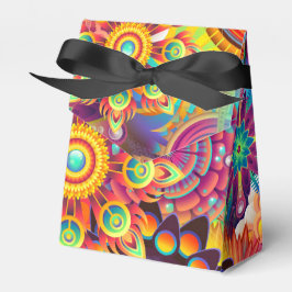 Funky Retro Mönster Abstrakt Boho Presentaskar