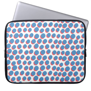Funky Retro Neon: Vintage Sömlös Laptop Fodral