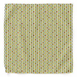 Funky Retro Olive Bead Anpassningsbar Färg Mönster Bandana