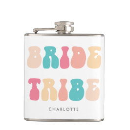 Funky Retro Vintage Bride Tribe Bachelorette Party Fickplunta