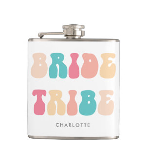 Funky Retro Vintage Bride Tribe Bachelorette Party Fickplunta