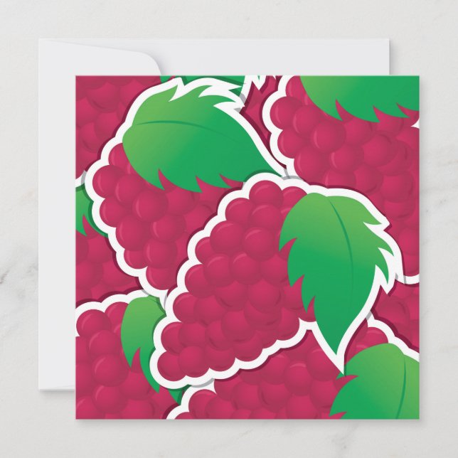 Funky röda druvor (Framsida)