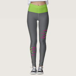 Funky Roligt Bloody Zombie Ripping Zombie Attack! Leggings