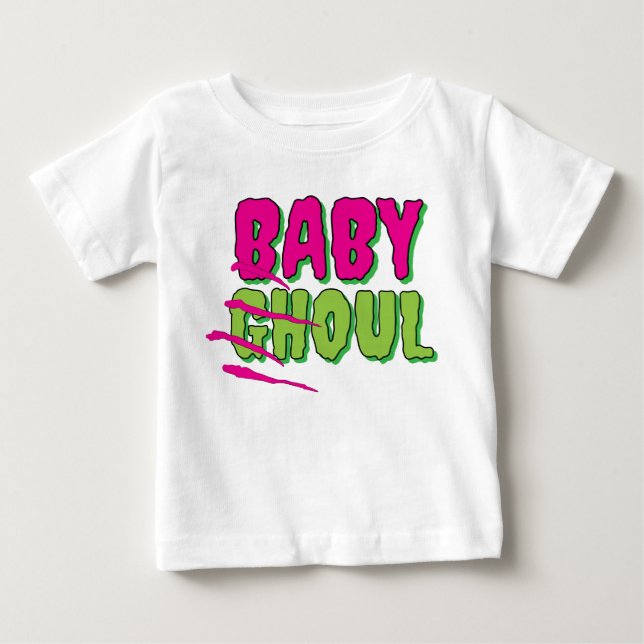 Funky Roligt Ghoulishy Cute 'Baby Ghoul' T - Shirt T Shirt (Framsida)