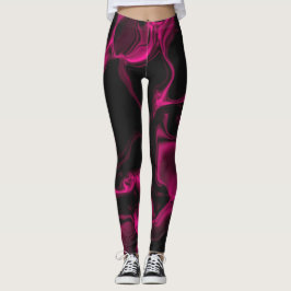 Funky Rosa Linjer Leggings