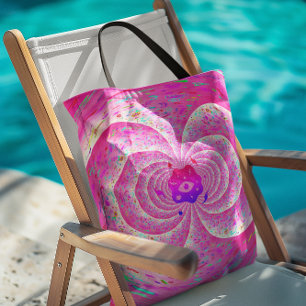 Funky Rosa Spiral Tygkasse