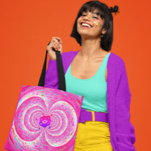 Funky Rosa Spiral