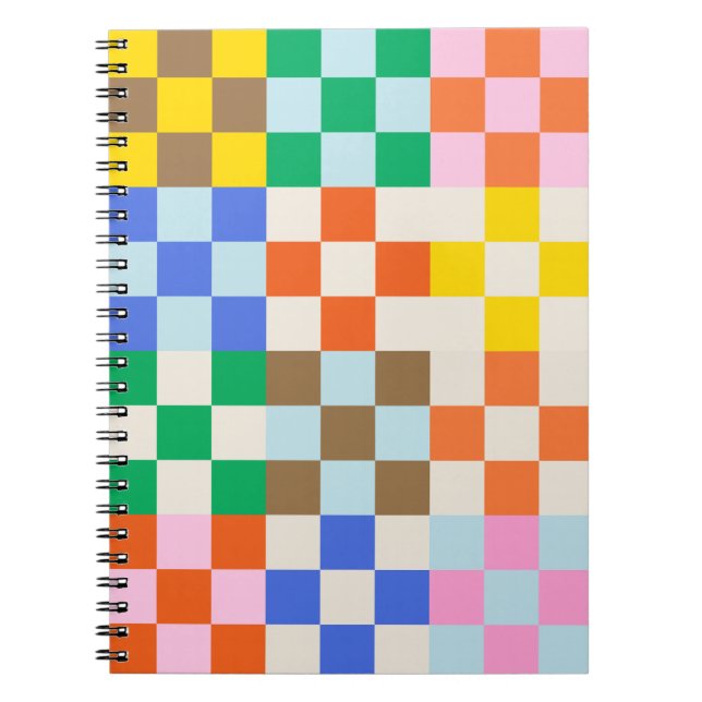 Funky Rutnät Anteckningsbok (Framsidan)