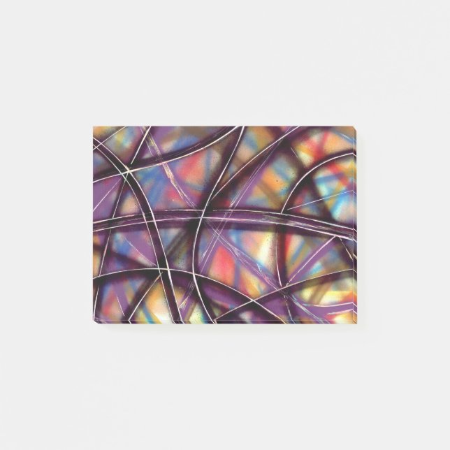 Funky rymdhighway post-it block (Framsida)