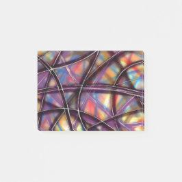 Funky rymdväg post-it block