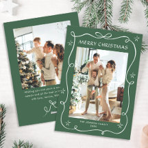 Funky Sage Green Christmas Bow Ribbon 2 Photo