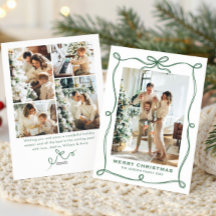 Funky Sage Green Christmas Bow Ribbon 5 Photo