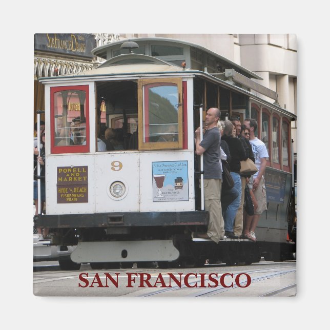 Funky San Francisco Magnet! Magnet (Framsidan)
