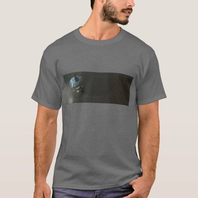 Funky Saucer 1 T-Shirt (Framsida)