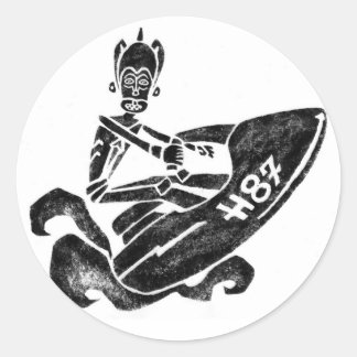 Funky Sea-Doo Runt Klistermärke