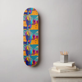 Funky Skateboard för Hundälskare