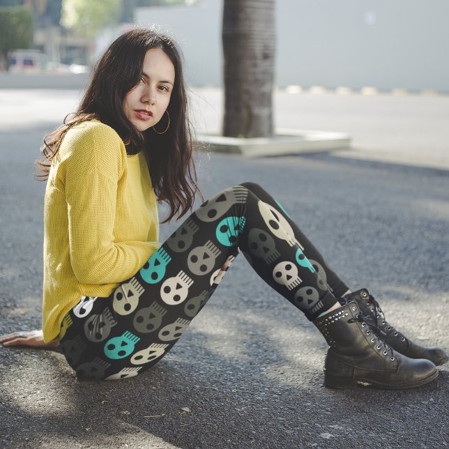 Funky Skull Leggings (Skapare uppladdad)