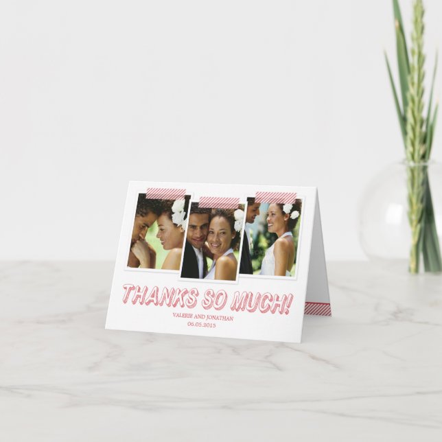 Funky Snapshots Tacksamhetskort Tack Kort (Framsida)