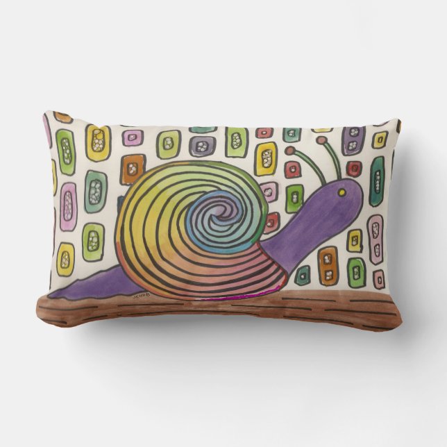 Funky Snigel Lumbar Pillow Lumbarkudde (Framsida)