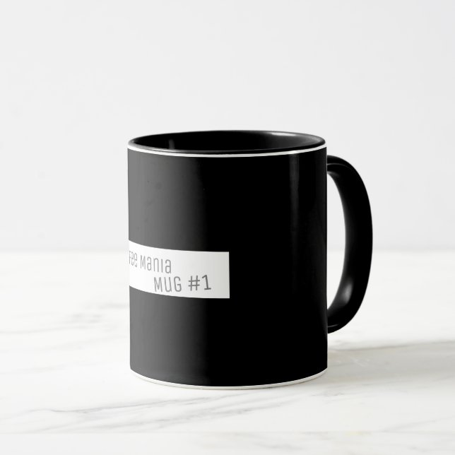 Funky Snyggt Kaffe Mania Mugg #1 Kopp (Framsida höger)