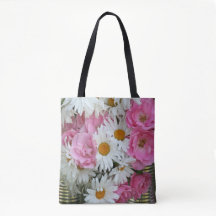 Funky Sommarfärgade Daisy Tote