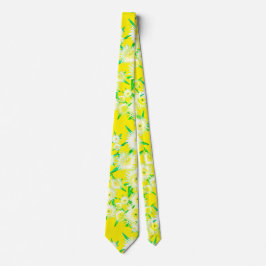 Funky Sour Figs Gula blommor Mönster Tie Slips