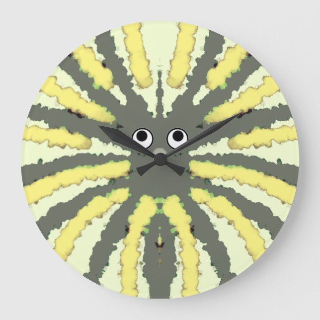 Funky Spider Ben Acrylic Wall Clock Stor Klocka (Framsida)