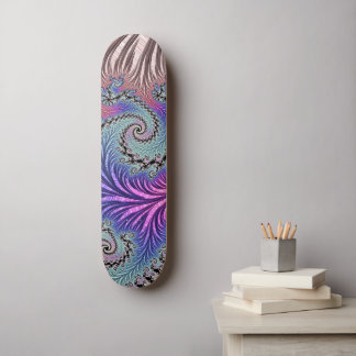 Funky Spiral Fraktal Mini Skateboard Bräda 18,5 Cm