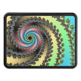 Funky Spiral Pastel Rainbow Fractal Dragkroksskydd