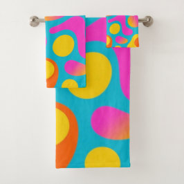 Funky Splash – Boogie Abstract Retro Towel