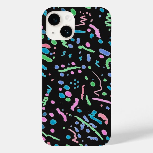 Funky Splatter iphone case (Baksida)