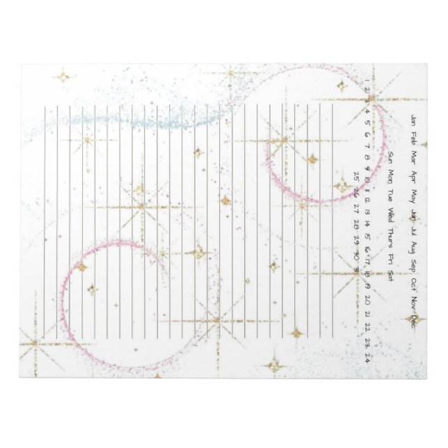 Funky Star Anteckningsblock (Framsida)