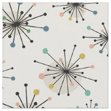 Funky Starburst Mönster Atomi Mid-sekel Modern