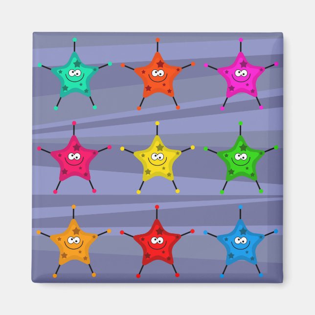 Funky Stars Magnet (Framsidan)