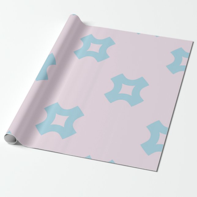 Funky stil geometriska sömlösa mönster med kors presentpapper (Utrullad)