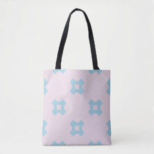 Funky stil geometriska sömlösa mönster med kors tygkasse