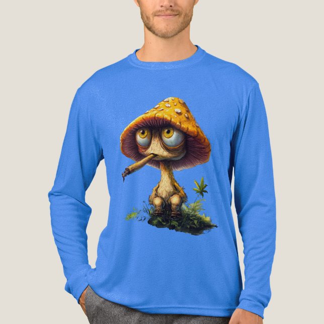 Funky Stoned Svamp Cartoon T-Shirt (Framsida)