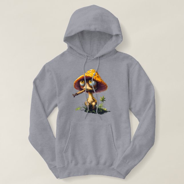 Funky Stoned Svamp Tecknad T-Shirt (Design framsida)