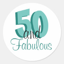 Funky Teal 50 och Fabulous Birthday