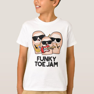 Funky Toe Jam Roligt Musik Puns T Shirt