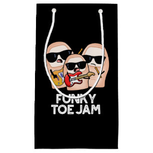 Funky Toe Jam Rollig Musik Puns Mörk Bakgrund