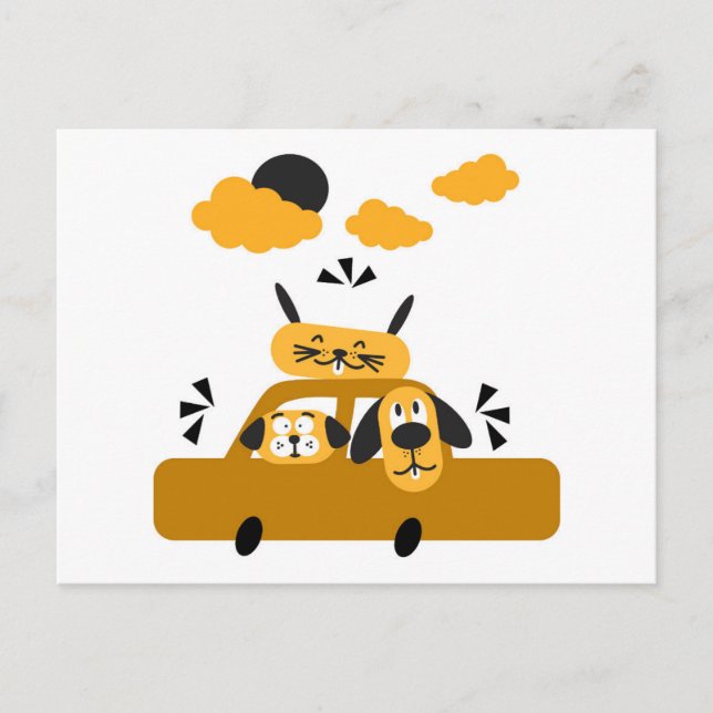 Funky Town vykort (Framsida)